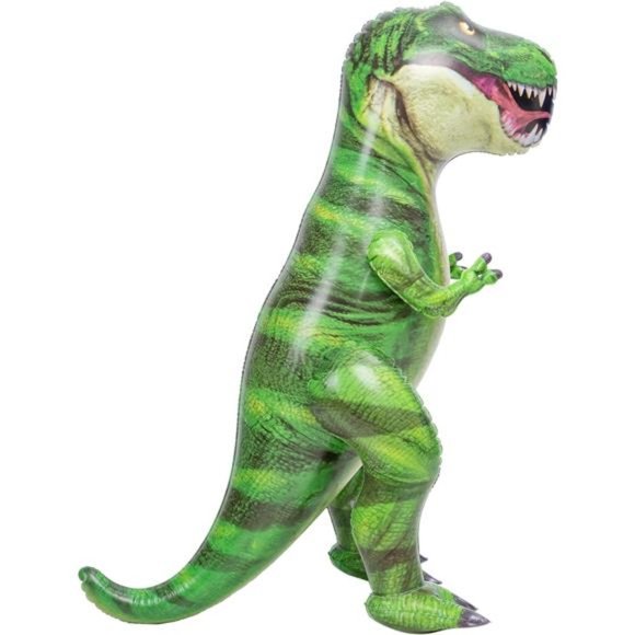 T-Rex Dinosaur Inflatable for Party Decorations, Tyrannosaurus Rex Inflatable - Picture 2 of 8